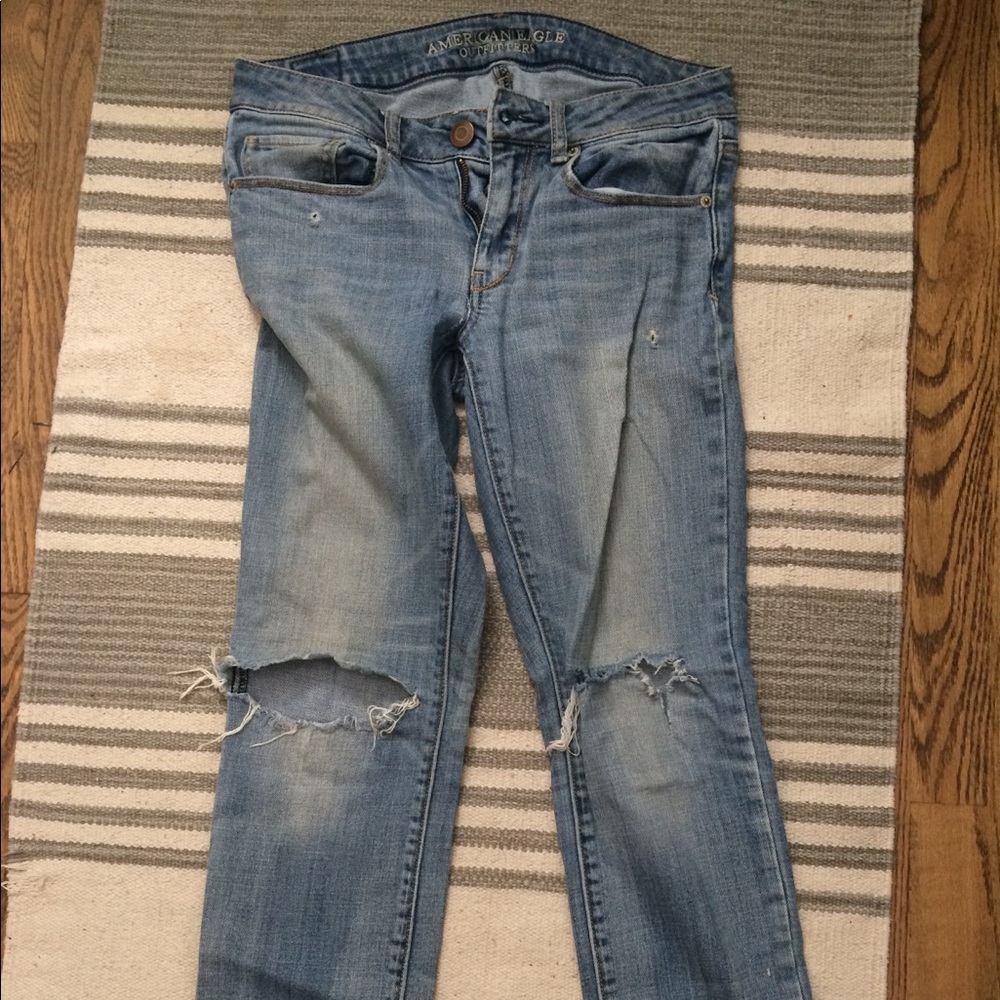 AE ripped jeans